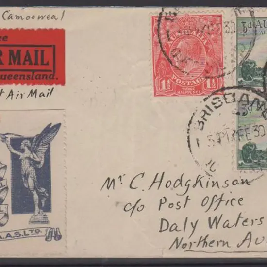 1930 (19th Feb) Camooweal to Daly Waters by ...