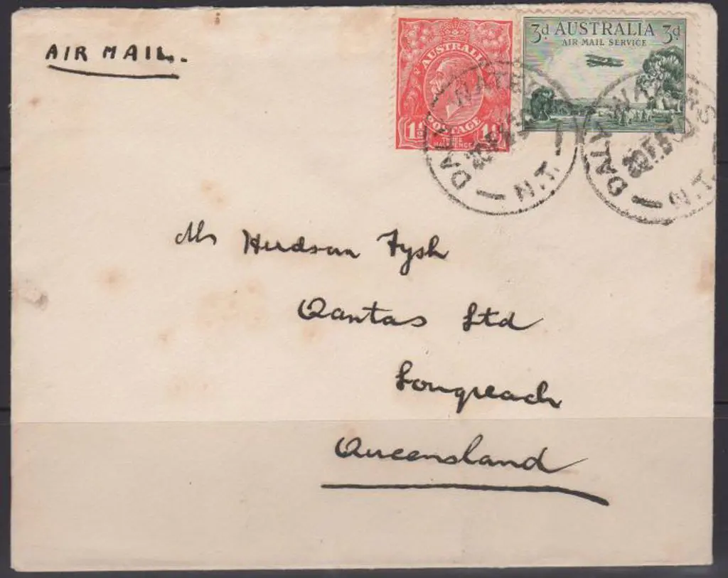 1930 (19th Feb) ditto return flight Daly Waters to ... Image 1++