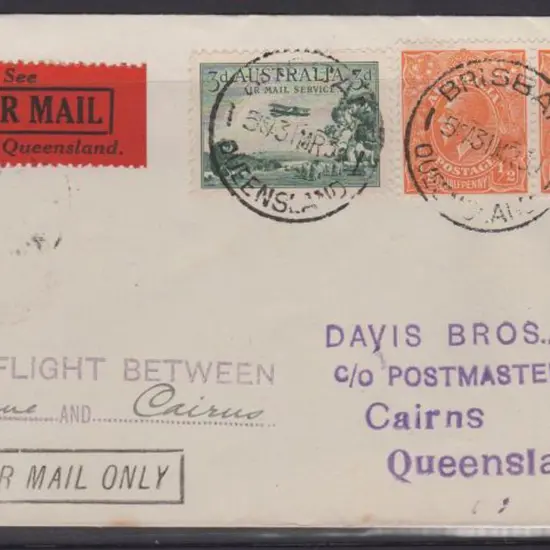 1930 (31st Mar) Brisbane to Townsville by ...
