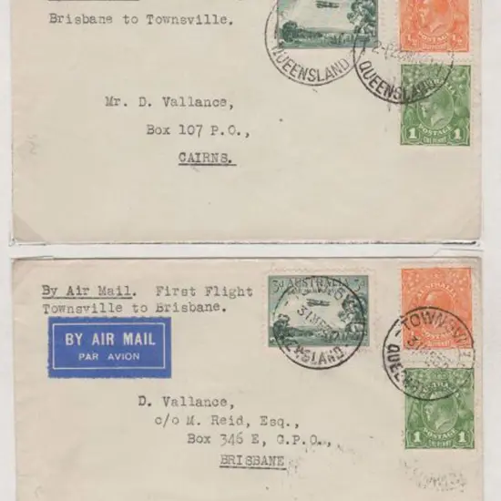 1930 (31st Mar) ditto with Brisbane to Townsville ...
