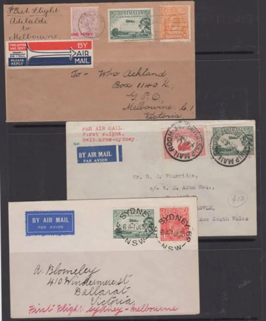 1930 (21st Mar) ditto plus return flight with 1½d ... Image 1++
