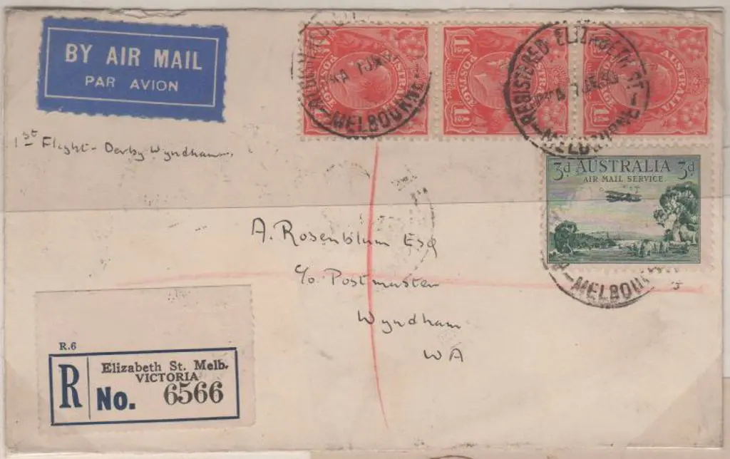 1930 (13th July) Derby to Wyndham W.A.A. ... Image 1++