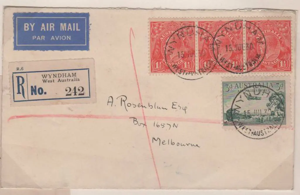 1930 (13th July) Wyndham to Derby W.A.A. ... Image 1++