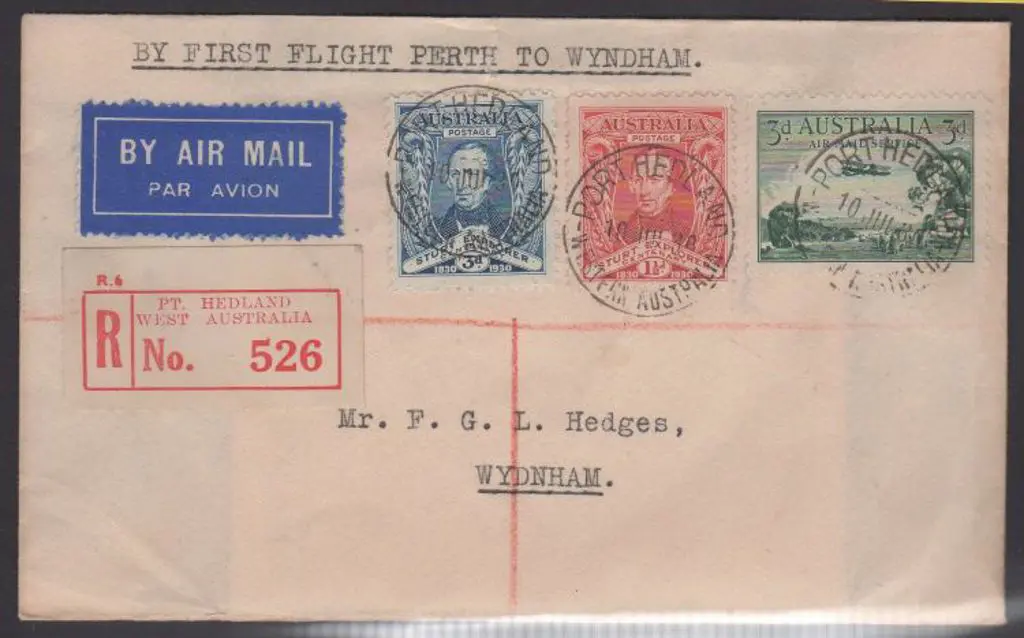 1930 (13th July) ditto but Port Hedland to Wyndham ... Image 1++