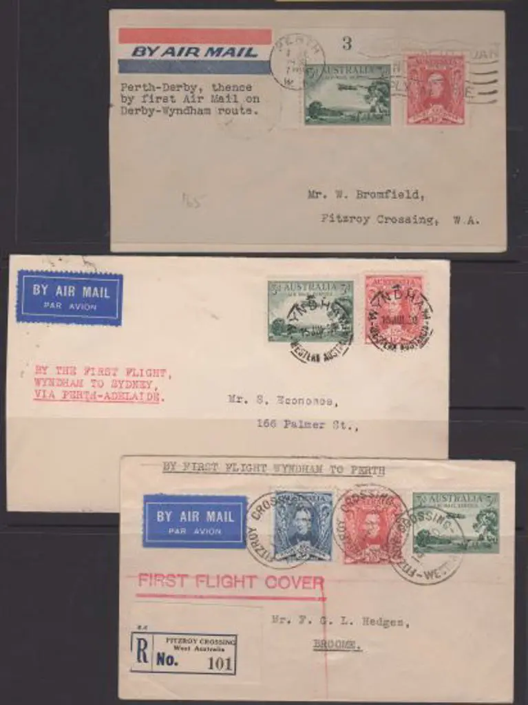 1930 (13th July) Perth to Derby, Wyndham to Sydney ... Image 1++