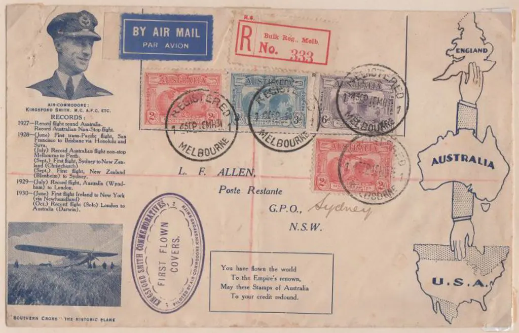 1931 (19th Mar) Melbourne to Sydney A.N.A. ... Image 1++