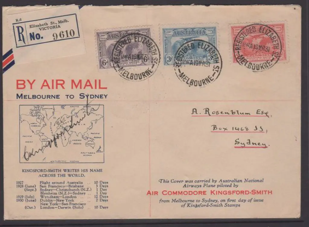 1931 (19th March) ditto but cover signed across ... Image 1++