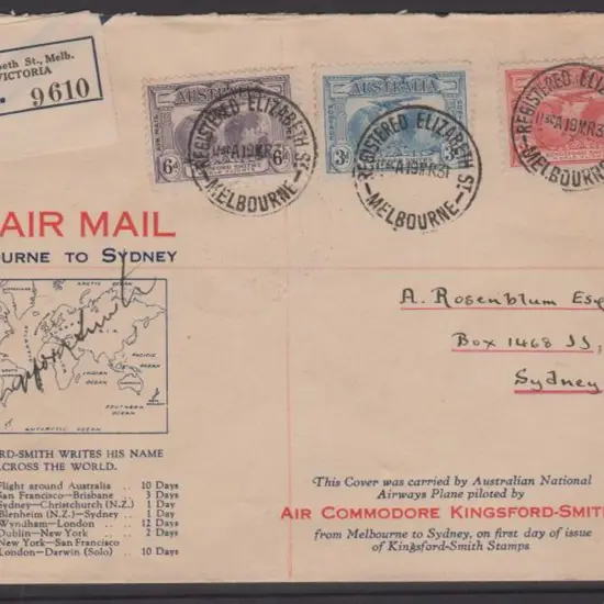 1931 (19th March) ditto but cover signed across ...