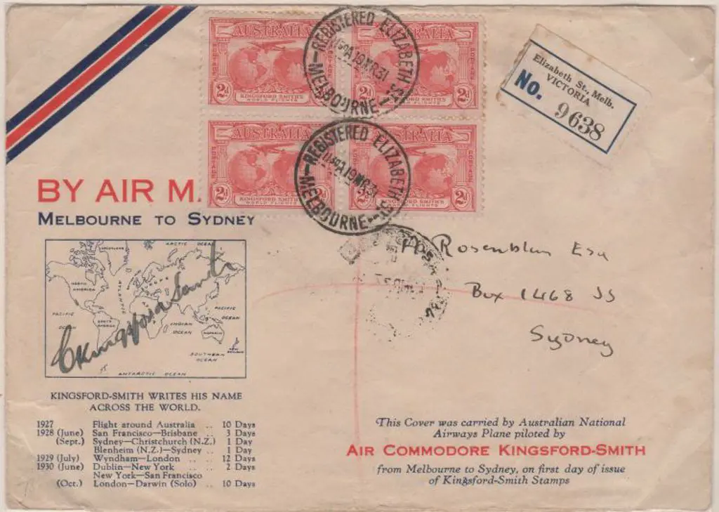 1931 (19th Mar) ditto but with 2d KS block of 4 ... Image 1++