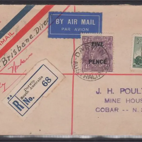1931 (4th Apr) Darwin to Brisbane leg of the ...