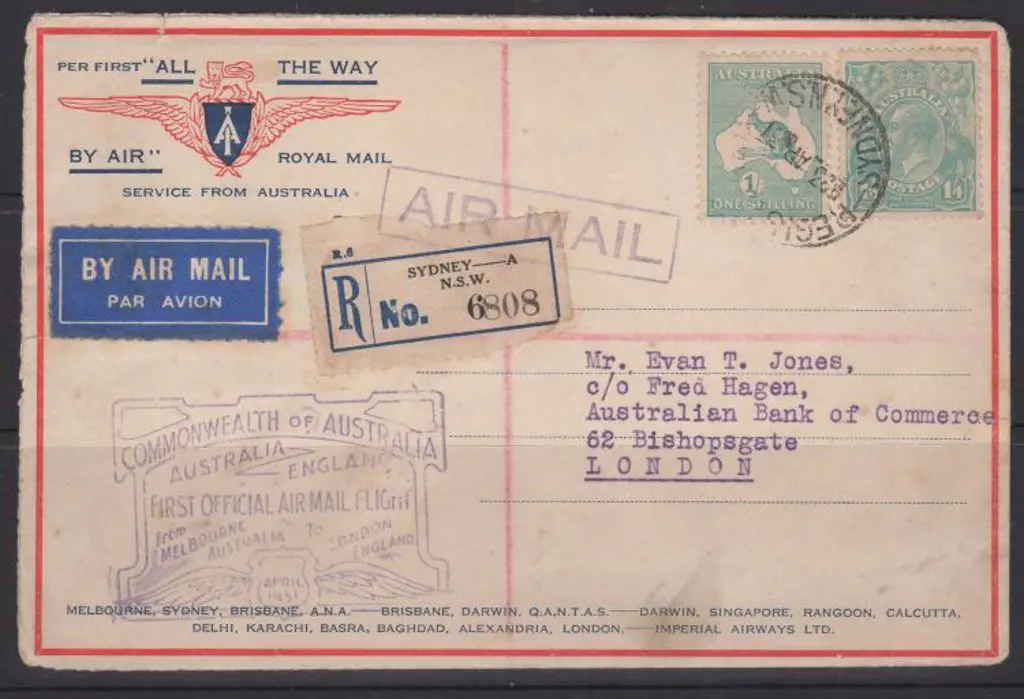 1931 (23rd April) ditto. Also Sydney Registered ... Image 1++