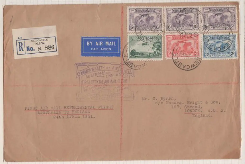 1931 (23rd April) ditto but large plain cover also ... Image 1++