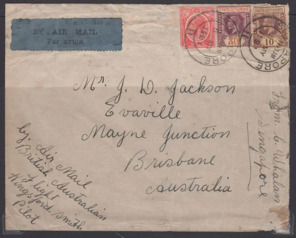 1931 (25th Apr) Singapore to Australia on Second ... Image 1++