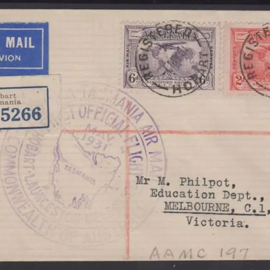 1931 (1st May) ditto & also registered with 2d & ...