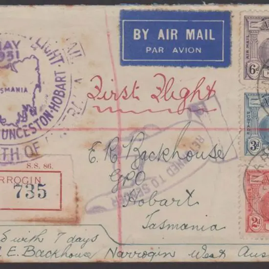 1931 (1st May) ditto. Narrogin, WA registered ...