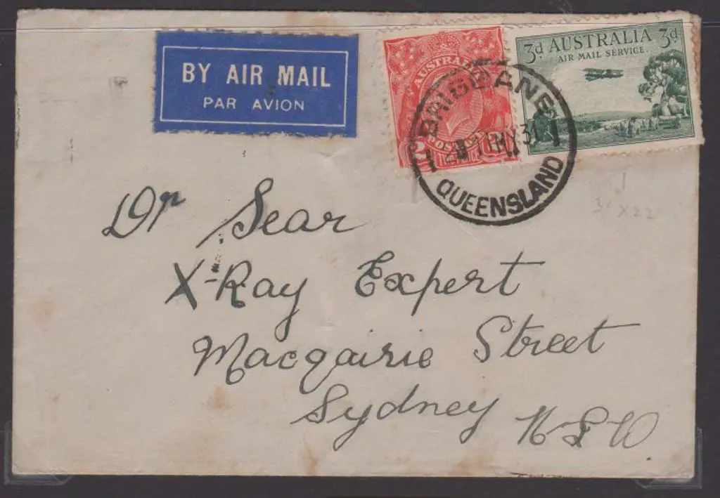 1931 (11th May) Brisbane to Sydney flown cover ... Image 1++