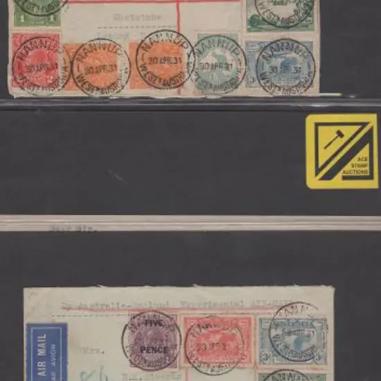 1931 (15th May) ditto but 3 registered Covers plus ...