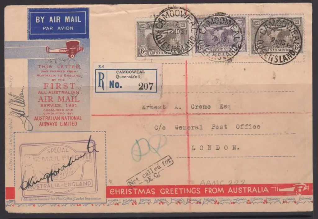1931 (19th Nov) ditto also on ANA env but ... Image 1++
