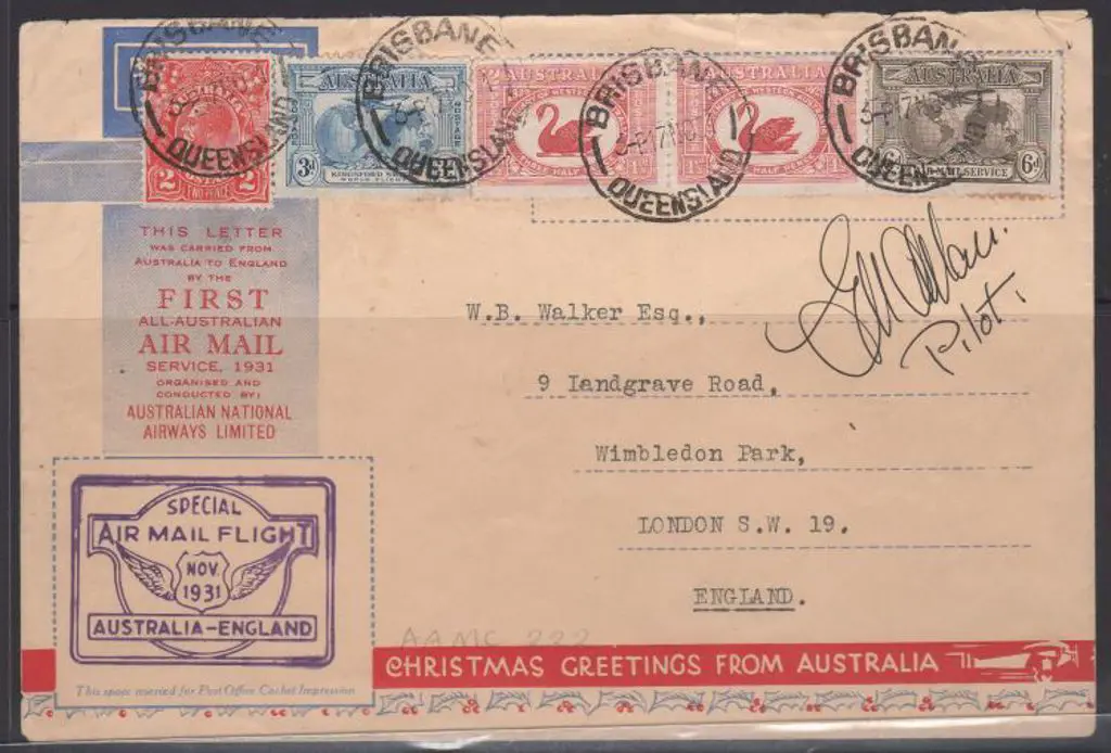 1931 (19th Nov) ditto but with 3d KS, 6d KS ... Image 1++