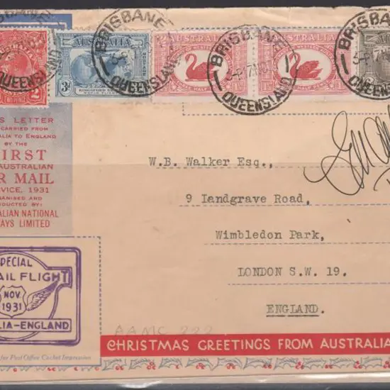 1931 (19th Nov) ditto but with 3d KS, 6d KS ...