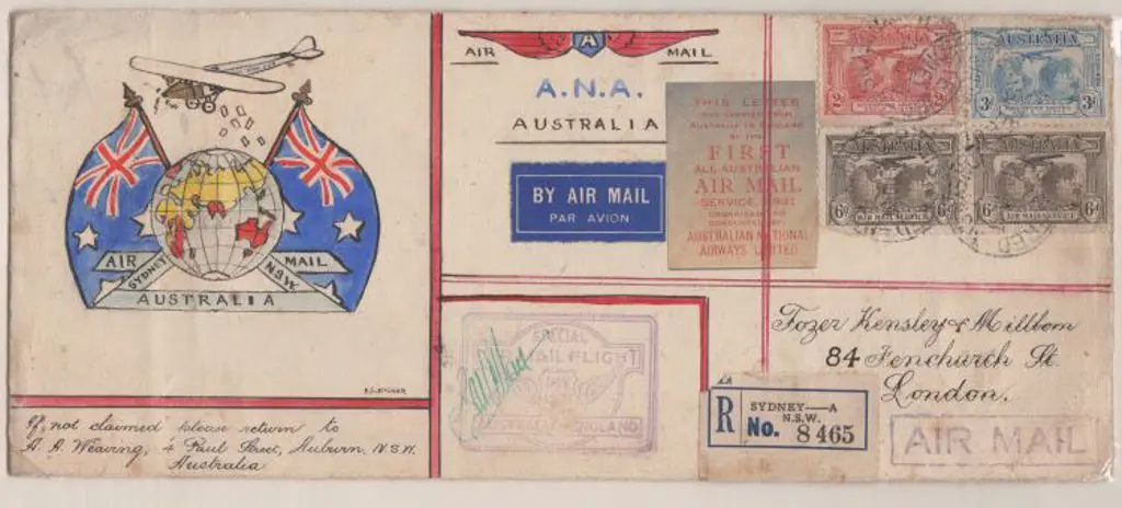 1931 (19th Nov) ditto but a hand illustrated ... Image 1++