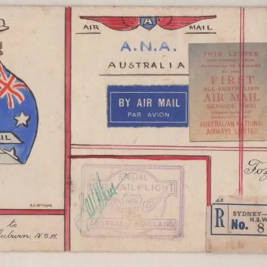 1931 (19th Nov) ditto but a hand illustrated ...