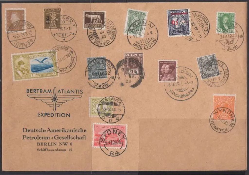 1932 (2nd Jan) Germany to Australia "Bertram ... Image 1++