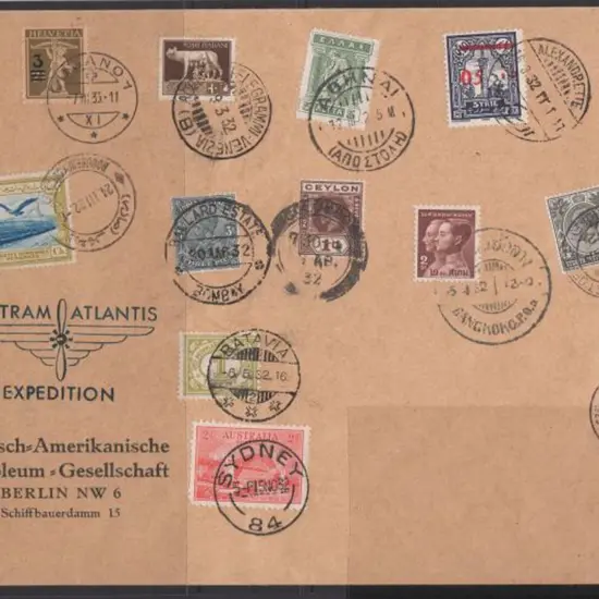 1932 (2nd Jan) Germany to Australia "Bertram ...