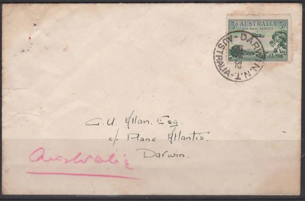 1932 (2nd Jan) Melbourne to Darwin & then ... Image 1++