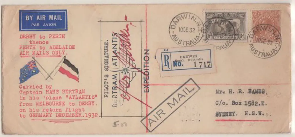 1932 (2nd Jan) ditto but returned from Darwin to ... Image 1++