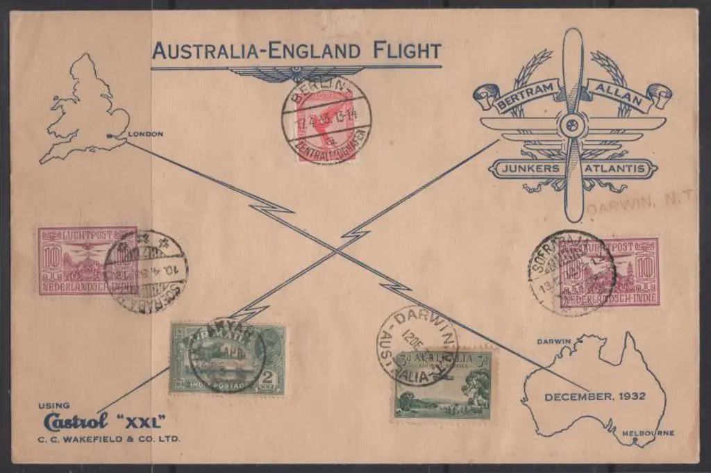 1932 (2nd Jan) Australia to Germany by Hans ... Image 1++