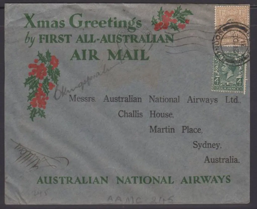 1932 (7th Jan) ditto but signed by both Kingsford ... Image 1++