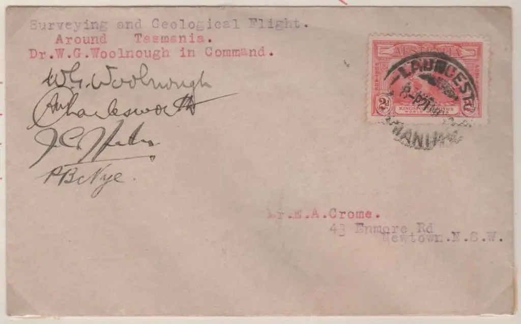1932 (1st Nov) Woolnough Survey Expedition flight ... Image 1++