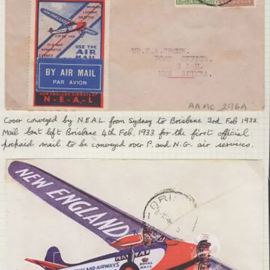 1933 (4th-10th Feb) Sydney to Brisbane, boat to ...