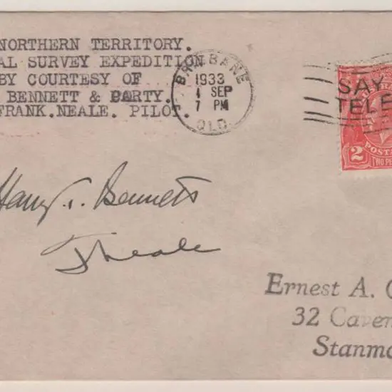 1933 (1st Sept) ditto. Exc cond. AAMC 325a Cat. ...