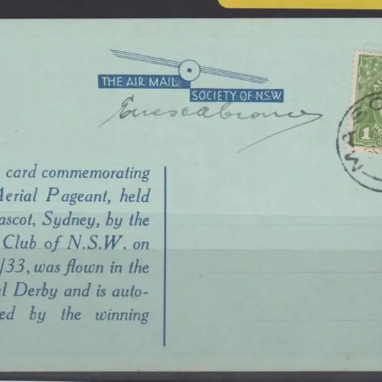 1933 (30th Sept) ditto but only signed by Crome. ...