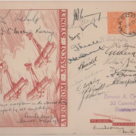 1933 (30th Sept) ditto. Slight aging around edges. ...