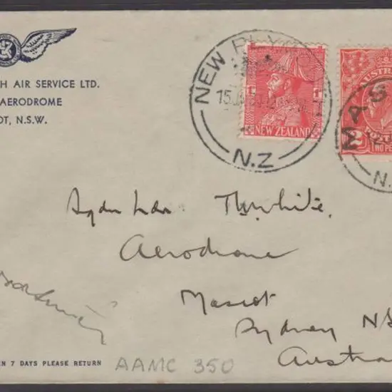 1934 (13th Jan) ditto. Good cond. AAMC 350 Cat. ...