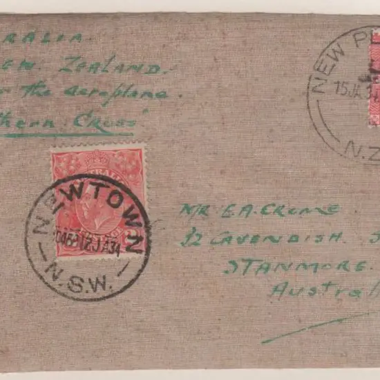 1934 (13th Jan) ditto but actually a piece of ...