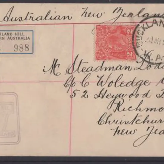 1934 (10-14th April) Australia to New Zealand ...