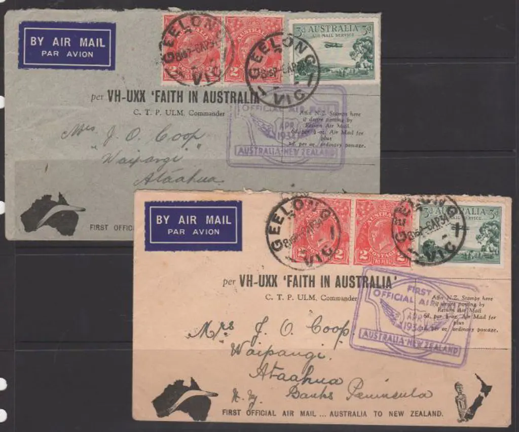 1934 (10-14th April) ditto but 2 commem covers, ... Image 1++