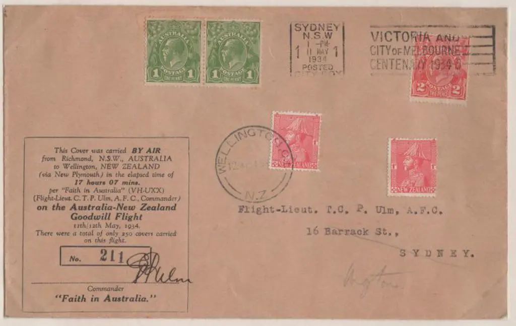 1934 (11th May) ditto but cover No.211 of 250. ... Image 1++