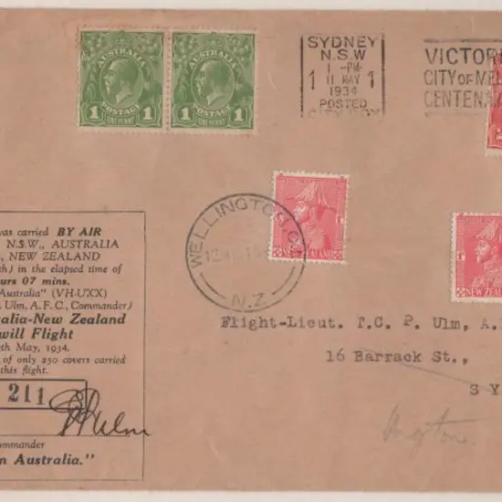 1934 (11th May) ditto but cover No.211 of 250. ...