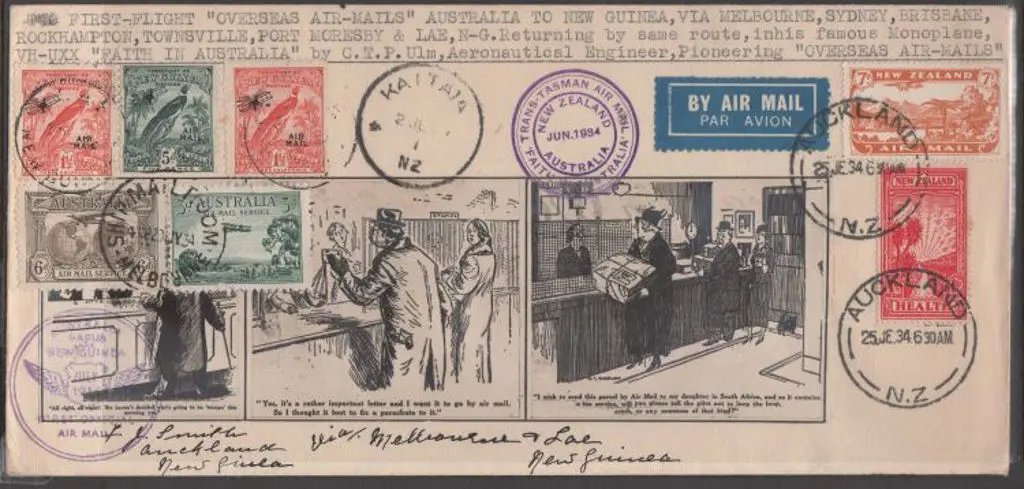 1934 (2nd July) ditto long hand-made illust cover ... Image 1++