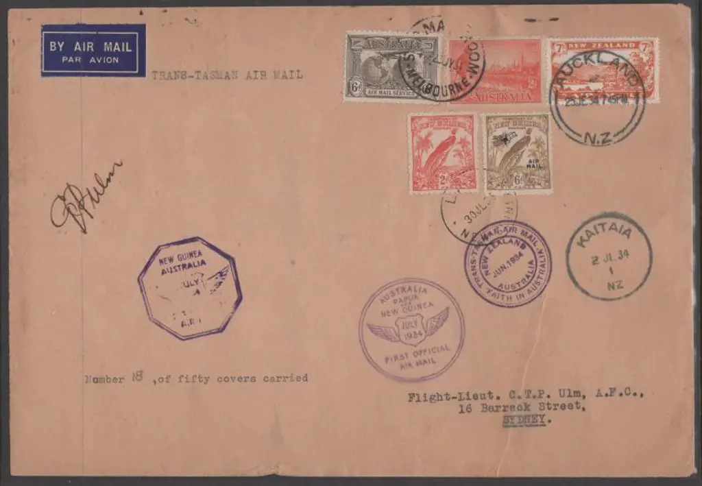 1934 (2nd July) ditto & then onto New Guinea & ... Image 1++