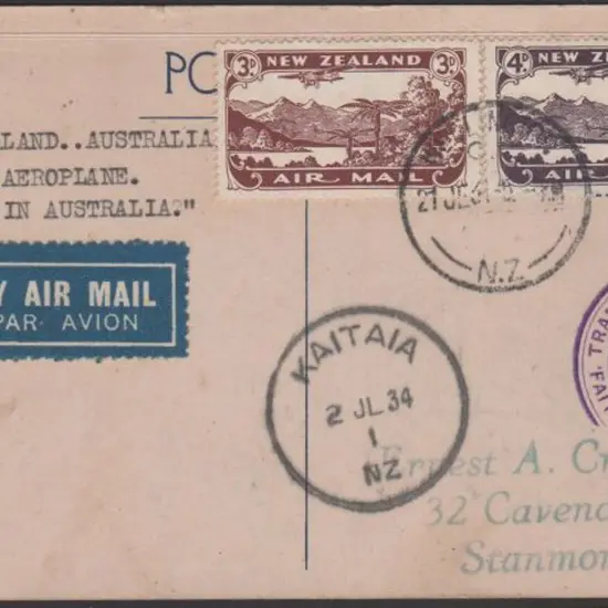 1934 (2nd July) ditto but Ulm card originally ...