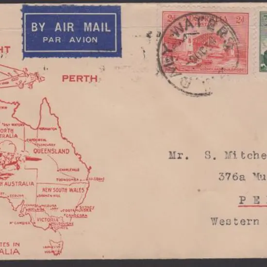 1934 (3rd Oct) Daly Waters to Perth on Mitchell ...