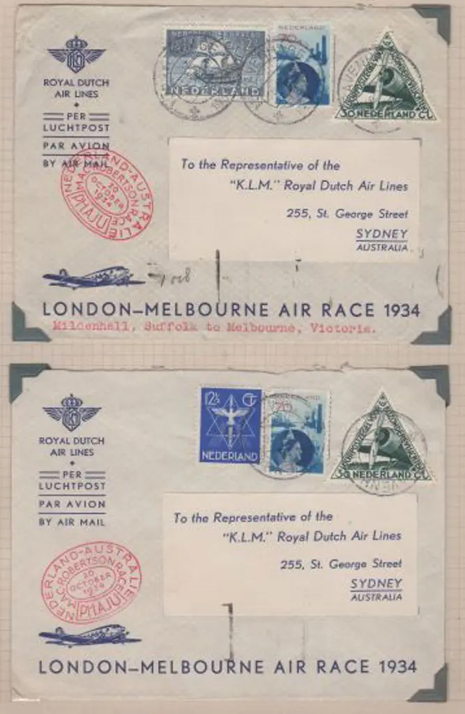 1934 (20th Oct) MacRobertson Air Race - ditto but ... Image 1++