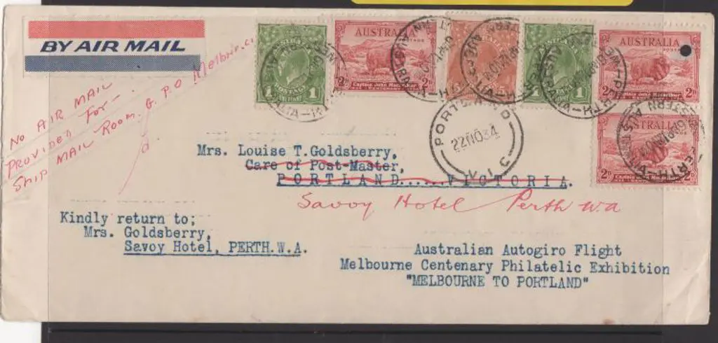 1934 (16th Nov) Portland to Melbourne First ... Image 1++