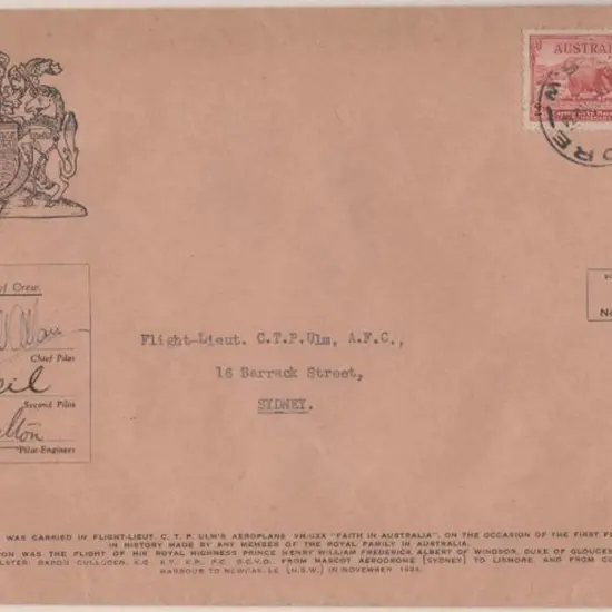 1934 (28th Nov) ditto but to Lismore with Lismore ...